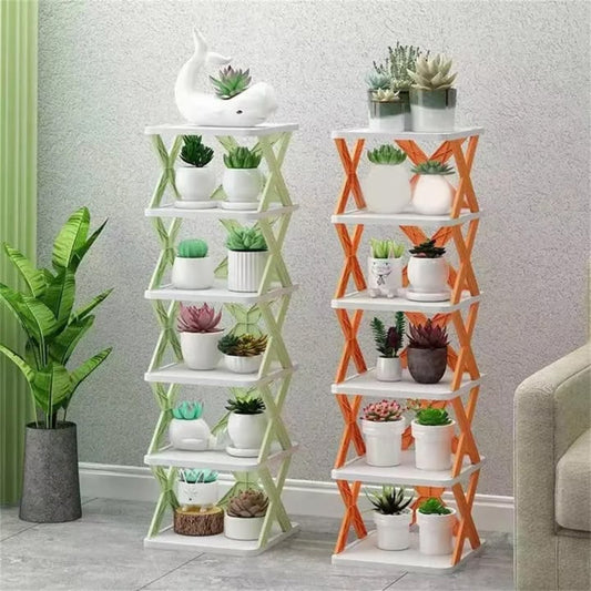 Multi-Functional X-Shape Premium Stackable Rack