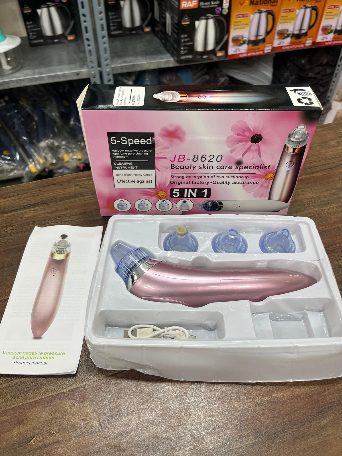 Premium Vacuum Pore Cleaner – Negative Pressure Facial Device