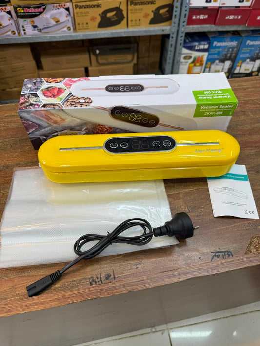 Digital Vacuum Sealer Machine with 10 Bags | Electric Food Vacuum Sealing & Packing Machine