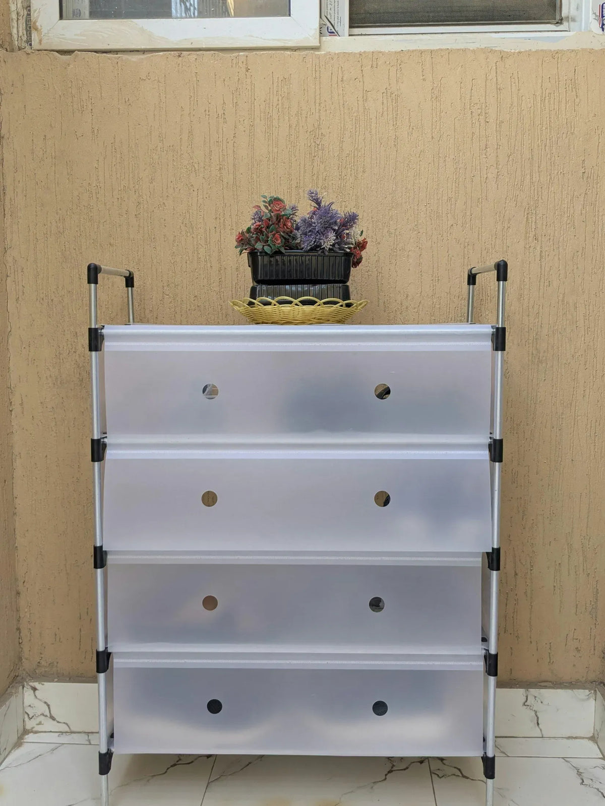 4 5 6 Layer Dustproof Shoe Rack | Space-Saving Shoe Storage Organizer