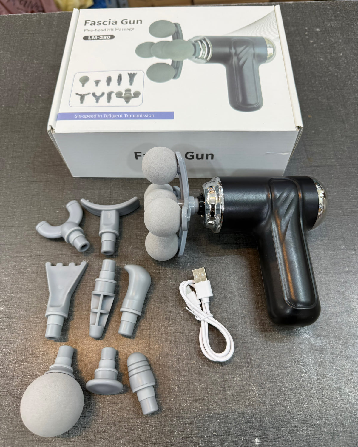 10-in-1 Premium Massage & Facial Gun