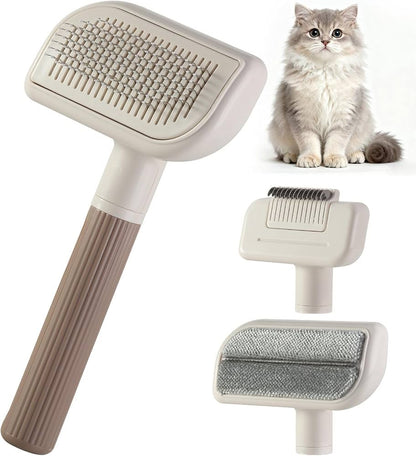 3-in-1 Pet Grooming Comb with Blue Light