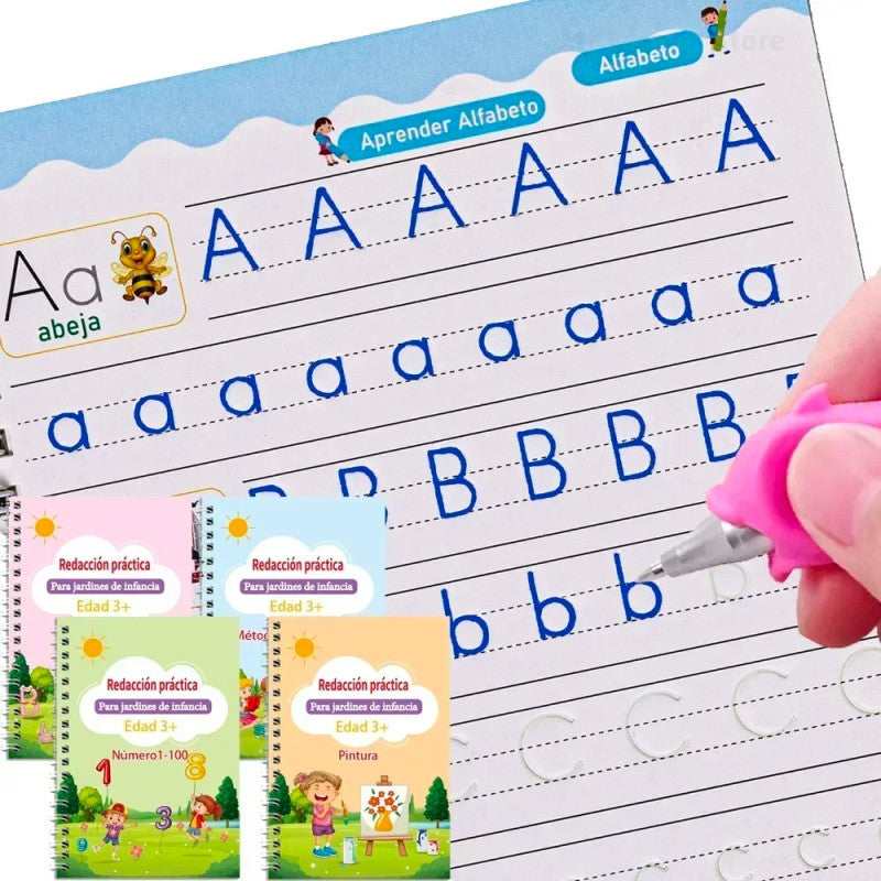 Sank Magic Children Writing Book (Kids)  4-Piece Set