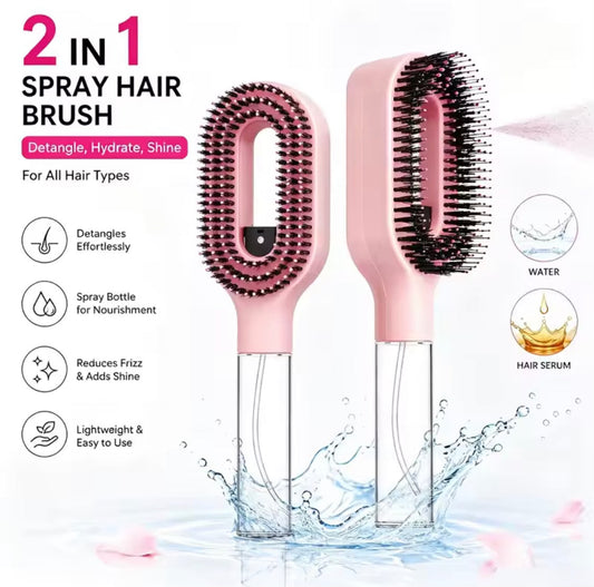 2-in-1 Hair Spray Comb Brush