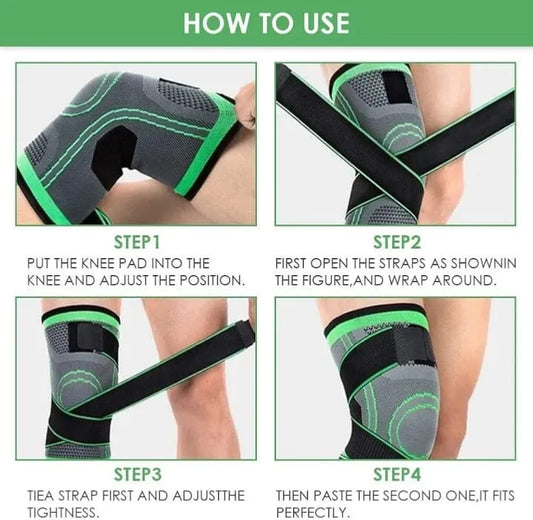 Knee Support Pack of 2 – Comfortable Knee Sleeves for Workouts & Daily Use
