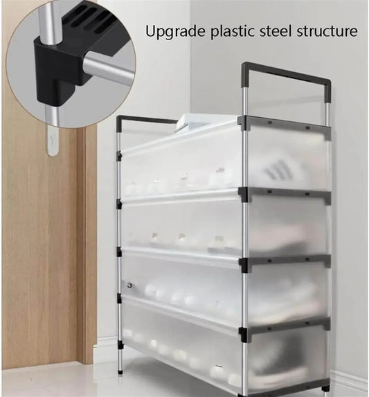 4 5 6 Layer Dustproof Shoe Rack | Space-Saving Shoe Storage Organizer