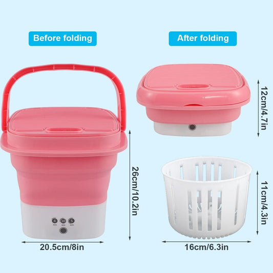 5 Litre Foldable Washing Machine – Portable Mini Washer for Baby Clothes, Socks & Small Laundry