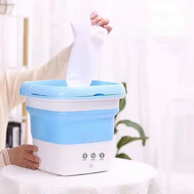5 Litre Foldable Washing Machine – Portable Mini Washer for Baby Clothes, Socks & Small Laundry